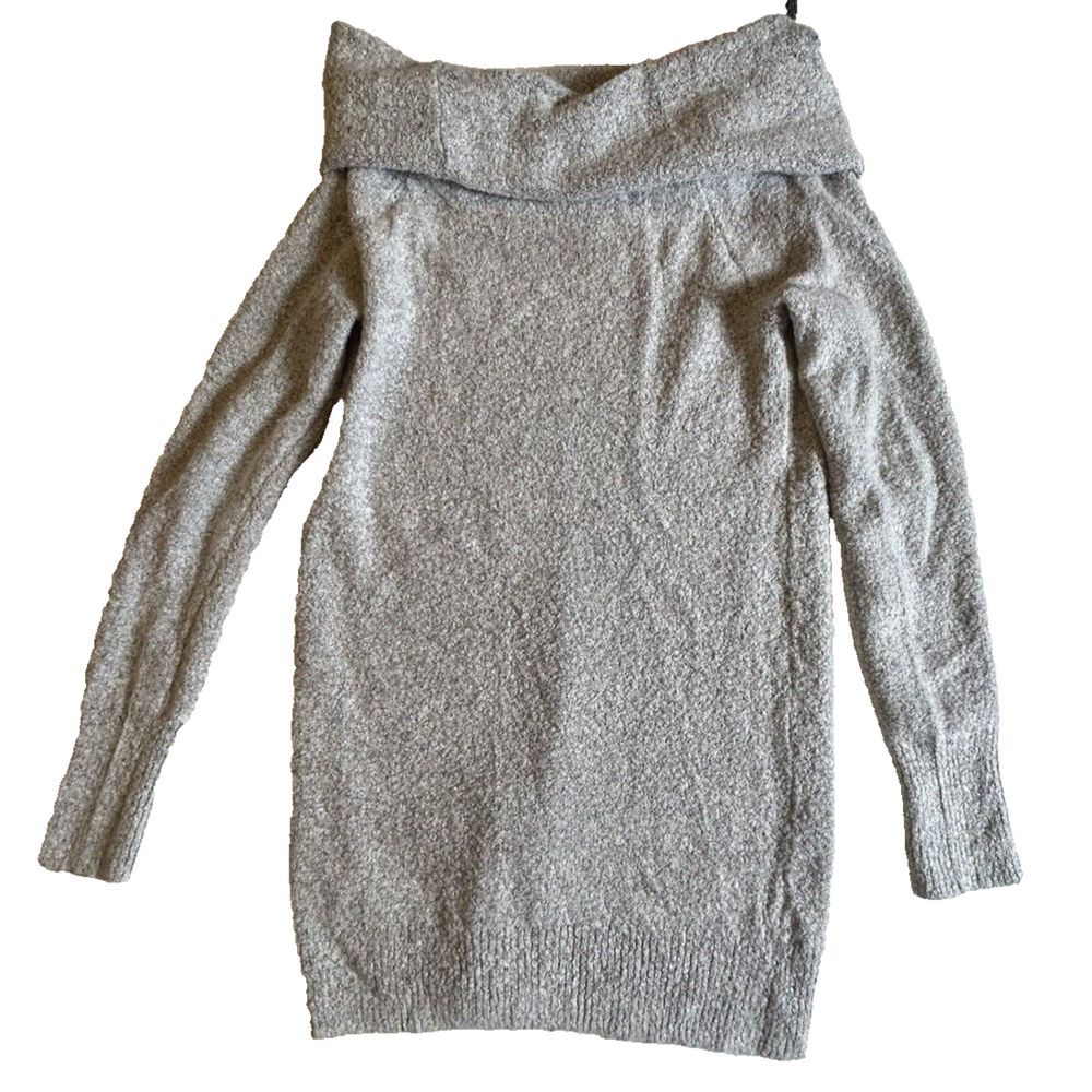 Motherhood Maternity, Gray, Sparkle Cowl Neck Maternity Sweater Size Medium-112